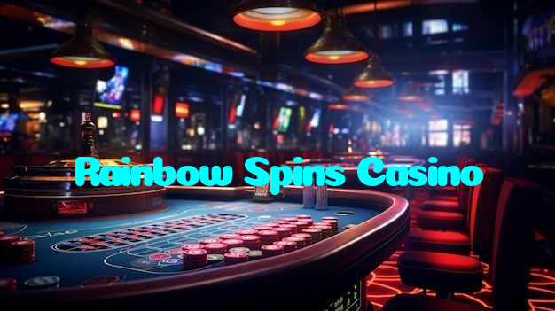 Rainbow Spins Casino casino presented on mobile device in Pakistan with slots and live games